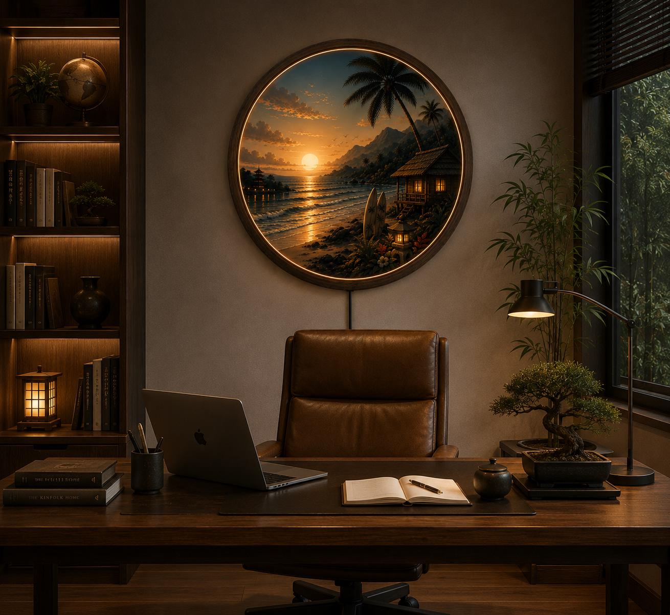 Ocean Tropical Beach LED Wall Light